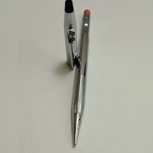 Sleek Silver and Black Heavy Mechanical Pencil
